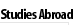 Studies Abroad